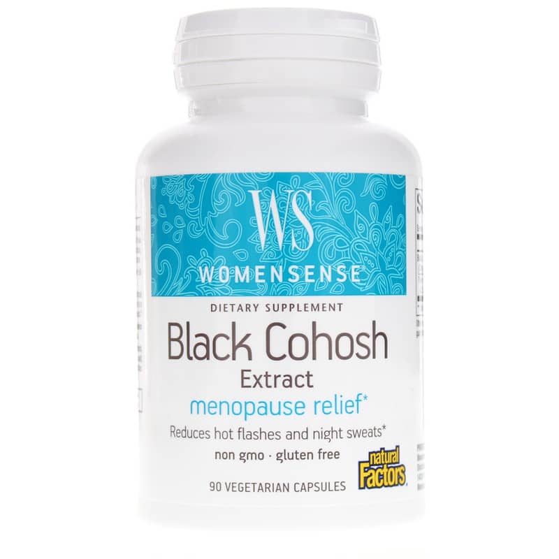 Natural Factors WomenSense Black Cohosh Extract 90 Veg Capsules