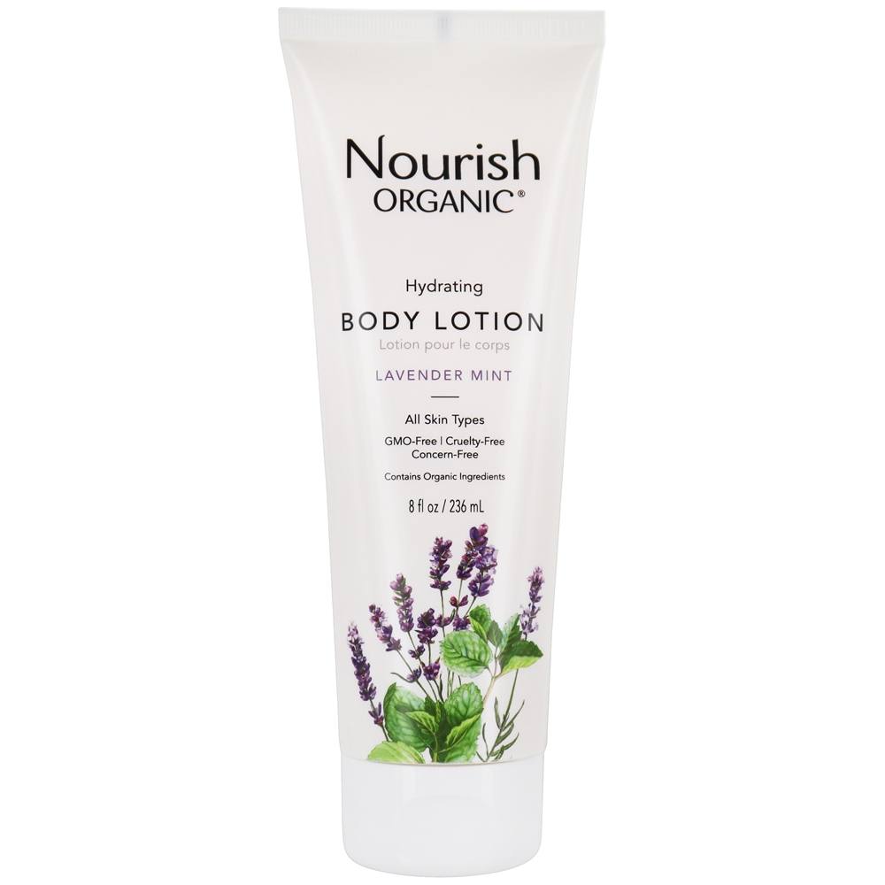Nourish - Organic Hydrating Body Lotion Lavender Mint - 8 fl. oz.