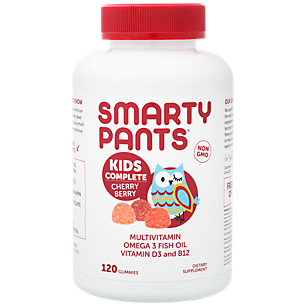 Kids Complete Gummy Multivitamin - Omega 3s, Vitamin D3, Vitamin B12 - Cherry Berry (120 Gummies)
