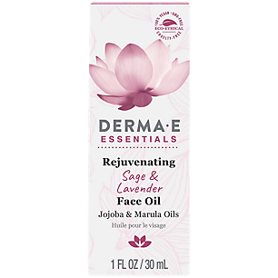 Rejuvenating Face Oil with Jojoba & Marula Oils - Sage & Lavender (1 Fluid Ounces)