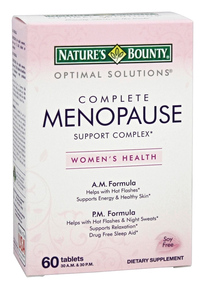 Nature's Bounty - Complete Menopause Support Complex - 60 Tablets