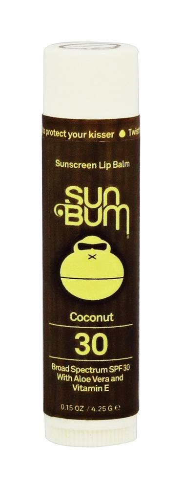 Sun Bum - Sunscreen Lip Balm Coconut 30 SPF - 0.15 oz.