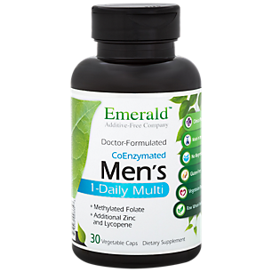 Men's Multivitamin with Folate, Zinc & Lycopene (30 Vegetable Capsules)