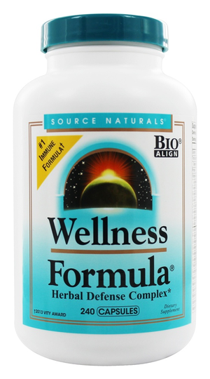 Source Naturals - Wellness Formula - 240 Capsules