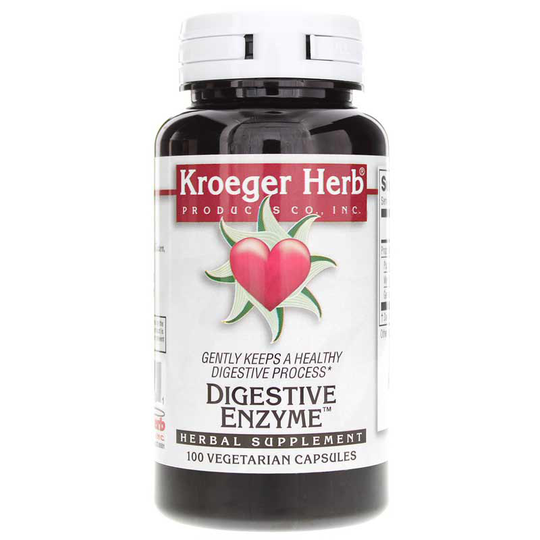 Kroeger Herb Digestive Enzyme 100 Veg Capsules