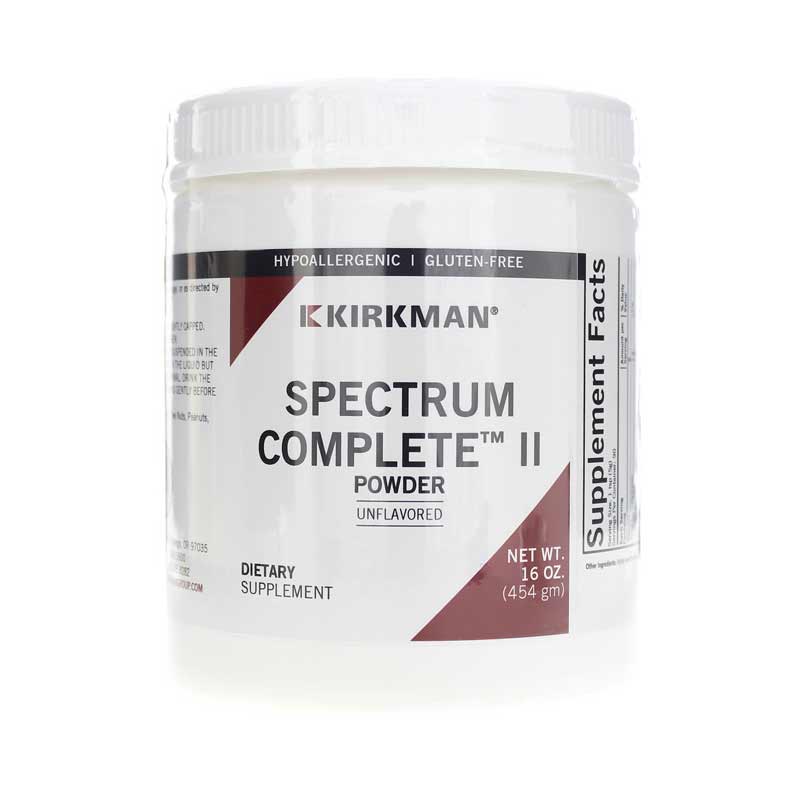Kirkman Spectrum Complete II Powder Unflavored 16 Oz