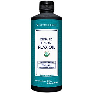 Organic High Lignan Flax Oil - Essential Fatty Acid (24 Fluid Ounces)