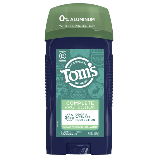 Tom's of Maine - Complete Protection Men's Deodorant Eucalyptus & Sandalwood - 2.6 oz.