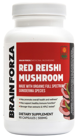 Brain Forza - Organic Reishi Mushroom 1500 mg. - 90 Capsules