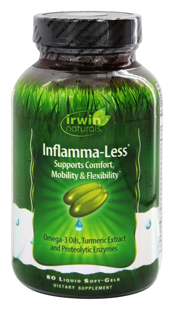 Irwin Naturals - Inflamma-Less Optimum Comfort Mobility & Flexibility - 80 Softgels