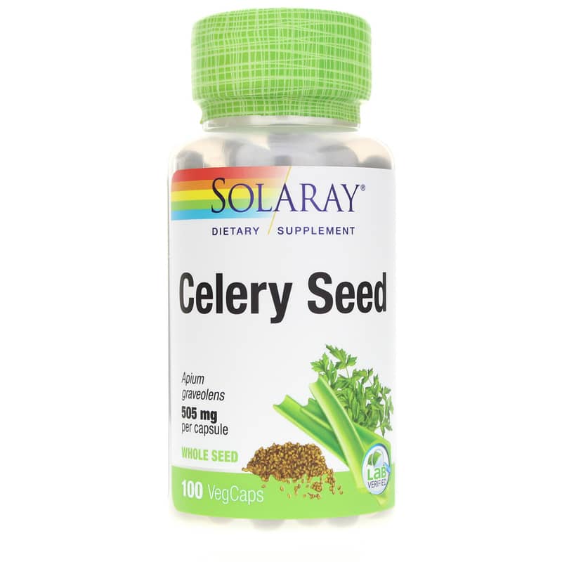 Solaray Celery Seed 505 Mg 100 Veg Capsules