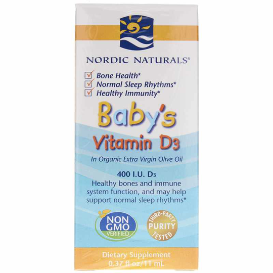 Nordic Naturals Baby's Vitamin D3 400 IU .37 Oz