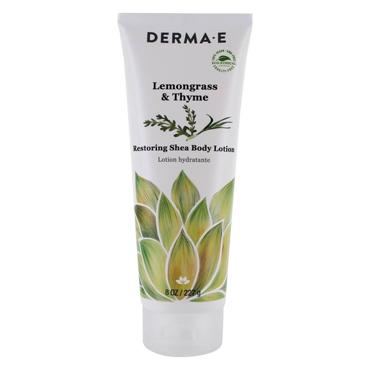 DERMA-E - Tone- Correcting Shea Body Lotion Lemongrass & Thyme - 8 oz.