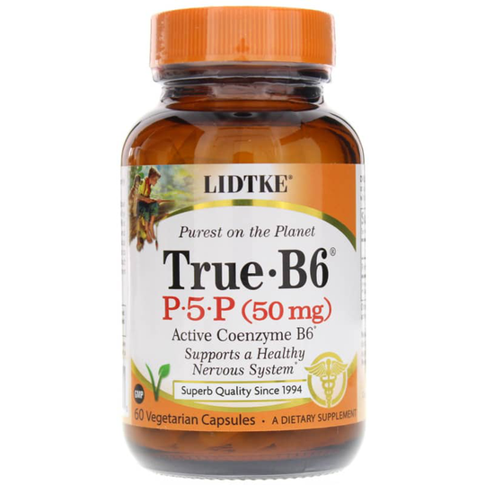 Lidtke True B6 50 Mg 60 Veg Capsules