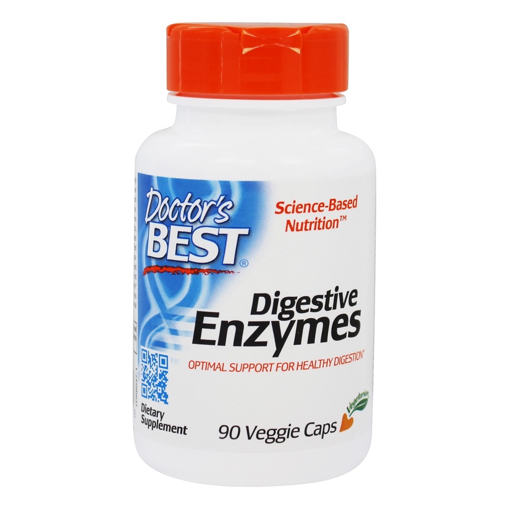 Doctor's Best - Digestive Enzymes - 90 Vegetable Capsule(s)