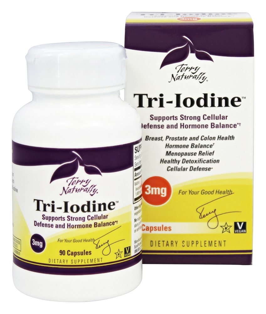 EuroPharma - Terry Naturally Tri-Iodine 3 mg. - 90 Capsules