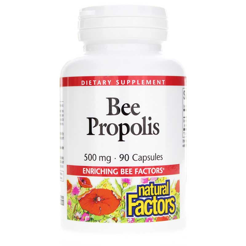 Natural Factors Bee Propolis 500 Mg 90 Capsules