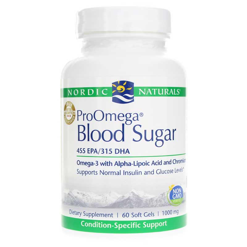 Nordic Naturals ProOmega Blood Sugar 60 Softgels