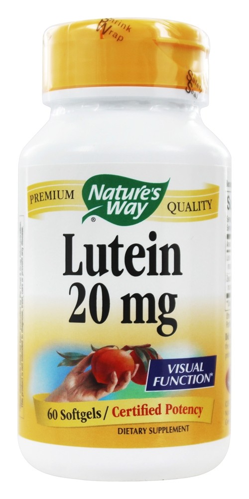 Nature's Way - Lutein 20 mg. - 60 Softgels