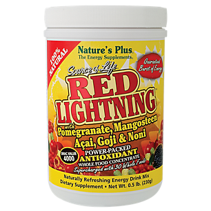 Source of Life Red Lighting Antioxidant Powder with Pomegranate, Mangosteen, Acai, Goji & Noni (38 Servings)