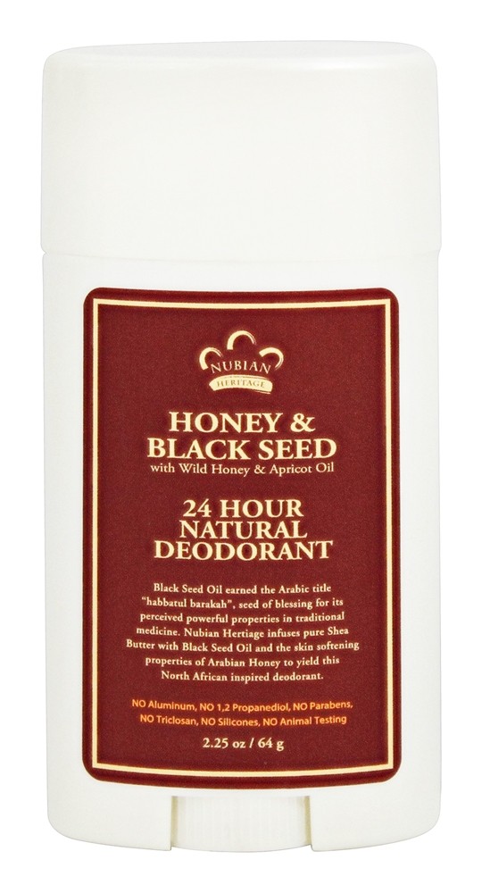 Nubian Heritage - 24 Hour Natural Deodorant Honey & Black Seed - 2.25 oz.