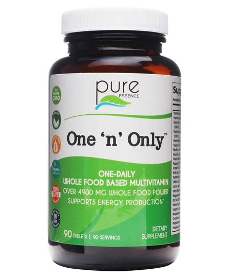 Pure Essence Labs - One 'n' Only Whole Food Based Multivitamin - 90 Tablets