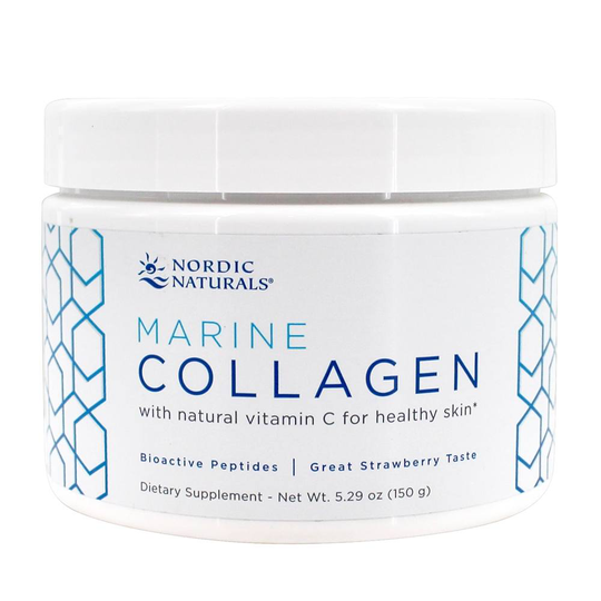 Nordic Naturals - Marine Collagen Bioactive Peptides Drink Mix Strawberry - 5.29 oz.