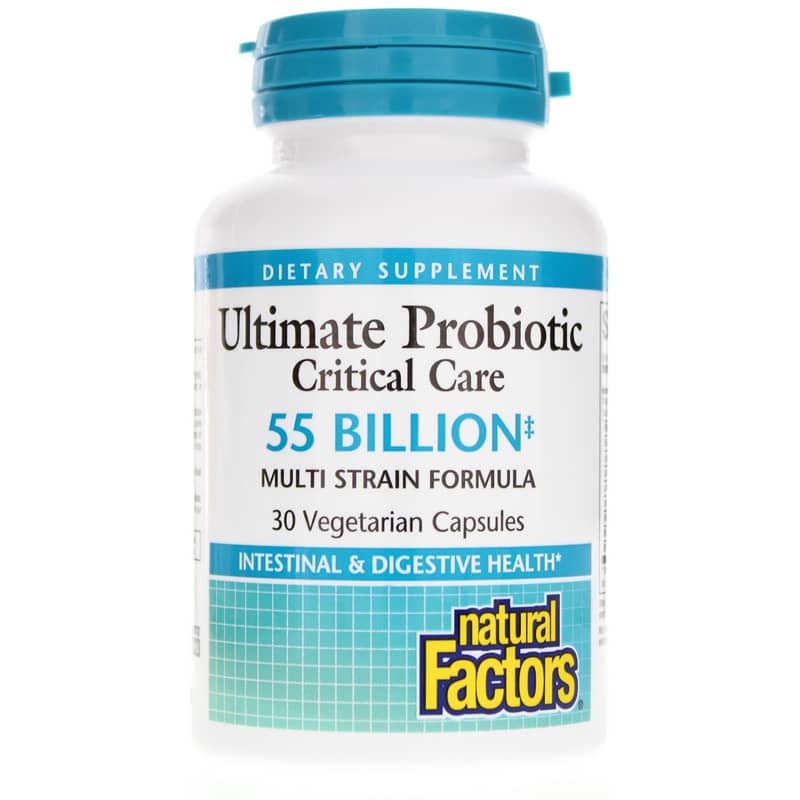Natural Factors Ultimate Probiotic Critical Care 55 Billion 30 Veg Capsules