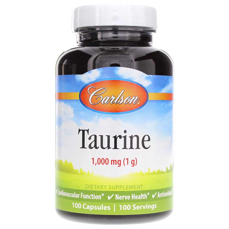 Carlson Labs Taurine 1,000 Mg 100 Capsules