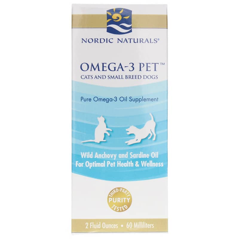 Nordic Naturals Omega-3 Pet Liquid Cats & Small Dogs 2 Oz