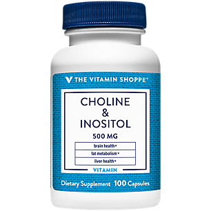 Choline & Inositol - Brain & Liver Health - 500 MG (100 Capsules)