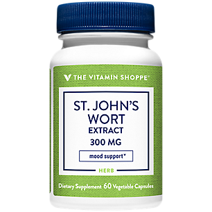 St. John's Wort Extract for Mood Support - 300 MG - 0.3% Hypericin (60 Vegetarian Capsules)