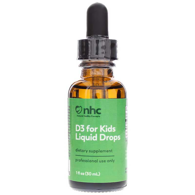 Natural Healthy Concepts D3 for Kids Liquid Drops 1 Oz