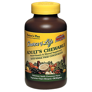 Source of Life Multivitamins for Adults - Apple Cinnamon (90 Chewable Wafers)