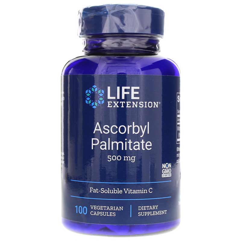 Life Extension Ascorbyl Palmitate 500 Mg 100 Veg Capsules