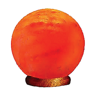 Himalayan Natural Sphere of Fire Salt Lamp (6-10lb