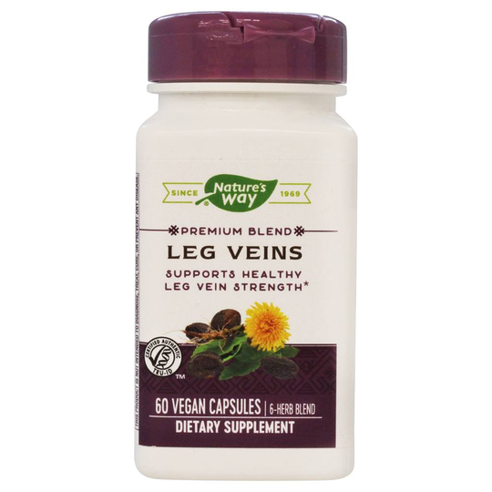 Nature's Way - Leg Veins Premium Blend - 60 Vegan Capsules