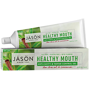 Healthy Mouth Anti-Cavity & Tartar Control Gel - Tea Tree Oil & Cinnamon (6 Ounces)