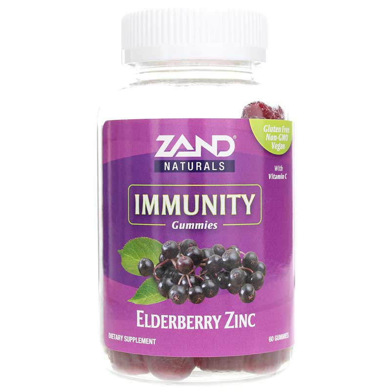 Zand Elderberry Zinc Immunity Gummies 60 Gummies