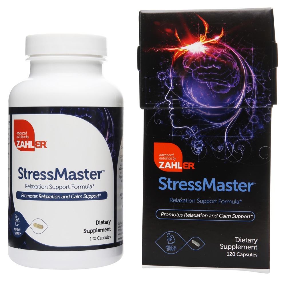 Zahler - StressMaster Relaxation Support Formula - 120 Capsules Formerly known as PAS Formula