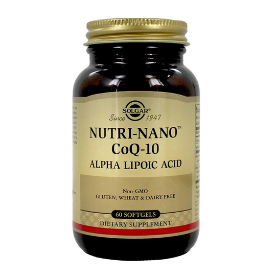 Solgar - Nutri-Nano CoQ-10 Alpha Lipoic Acid - 60 Softgels