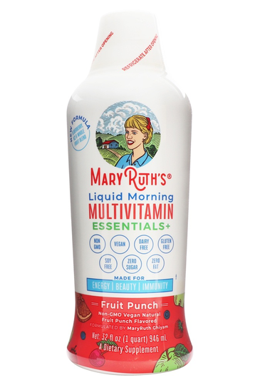 MaryRuth Organics - Morning Multivitamin Essentials Liquid Fruit Punch - 32 fl. oz.