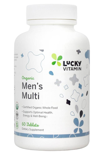 LuckyVitamin - Certified Organic Whole Food Men's Multivitamin - 60 Tablets