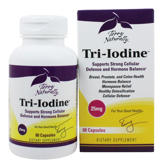 EuroPharma - Terry Naturally Tri-Iodine 25 mg. - 60 Capsules