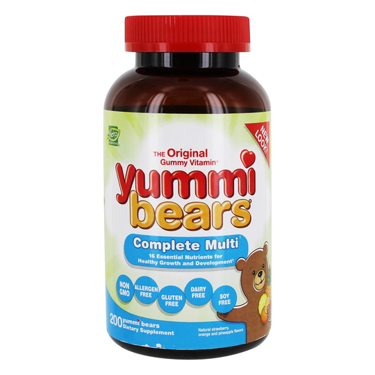 Hero Nutritionals Products - Yummi Bears Children's Complete Multi-Vitamin - 200 Gummies