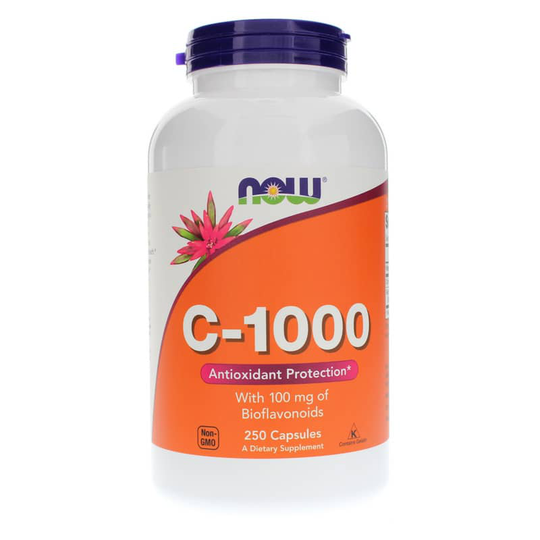 NOW Foods C-1000 with 100 Mg Bioflavonoids 250 Capsules