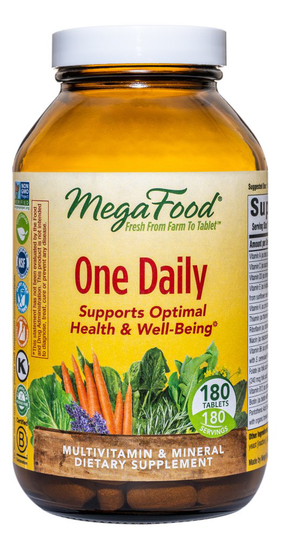 MegaFood - One Daily Multivitamin & Mineral - 180 Tablets