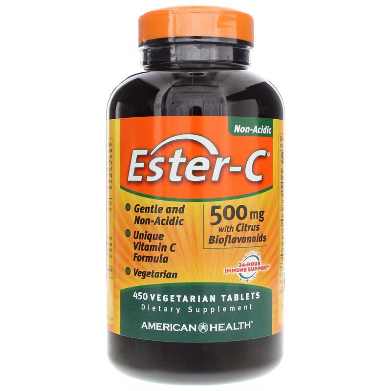 American Health Ester-C 500 Mg Tablets with Citrus Bioflavonoids 450 Veg Tablets