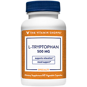 L-Tryptophan - Supports Mood & Relaxation - 500 MG (60 Vegetarian Capsules)