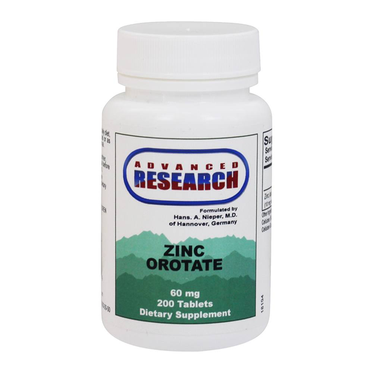 Advanced Research - Zinc Orotate 60 mg. - 200 Tablets